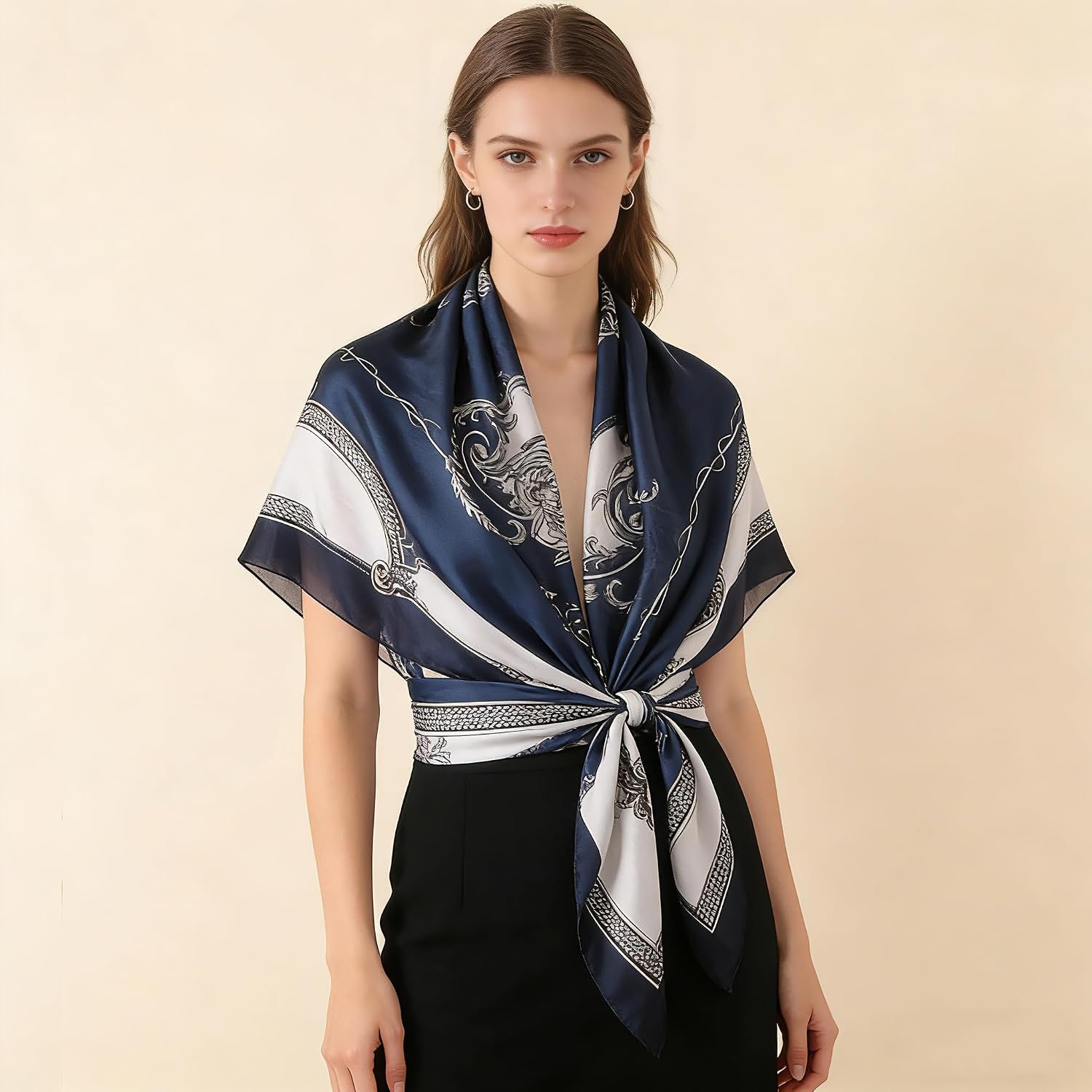 Long Lightweight Mulberry Silk Scarf