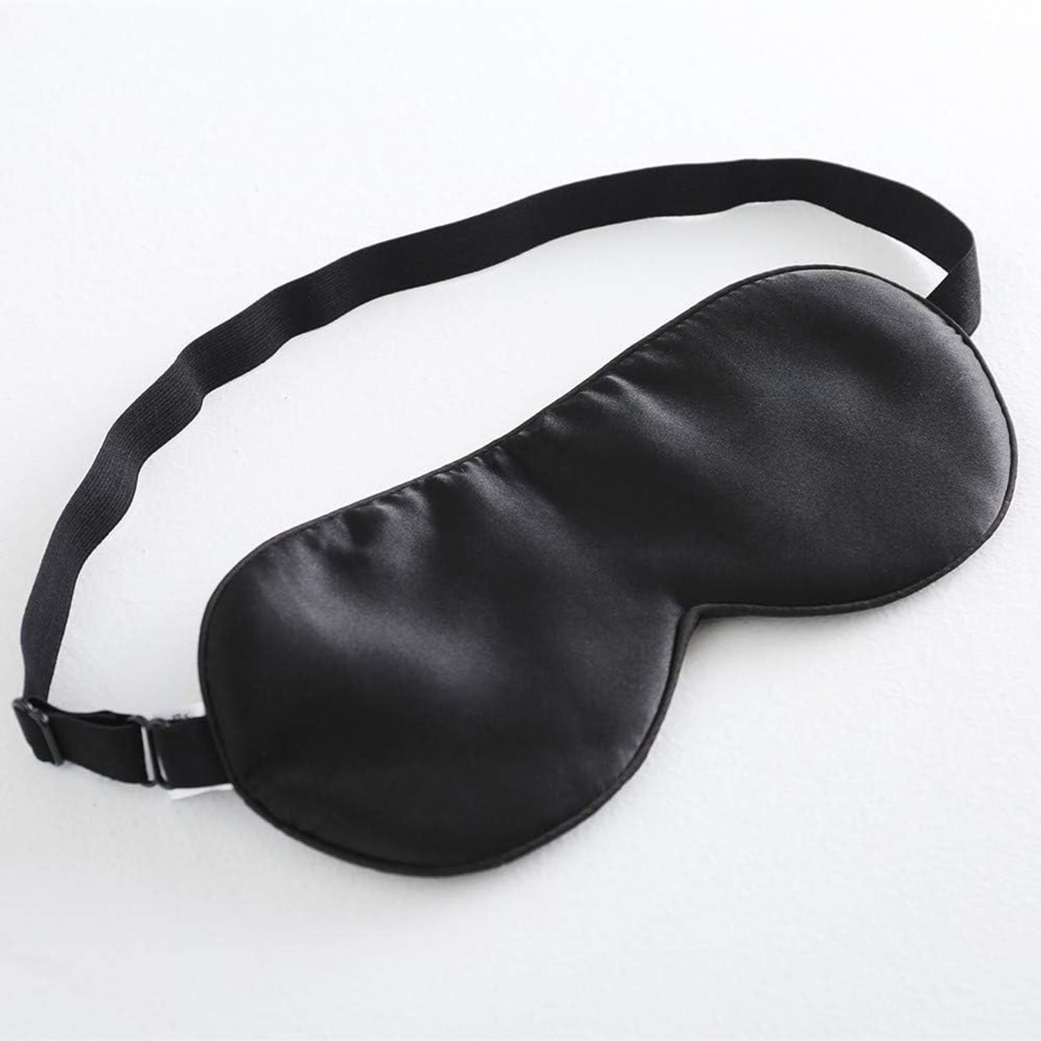 Black Silk Blindfold Sleep Mask