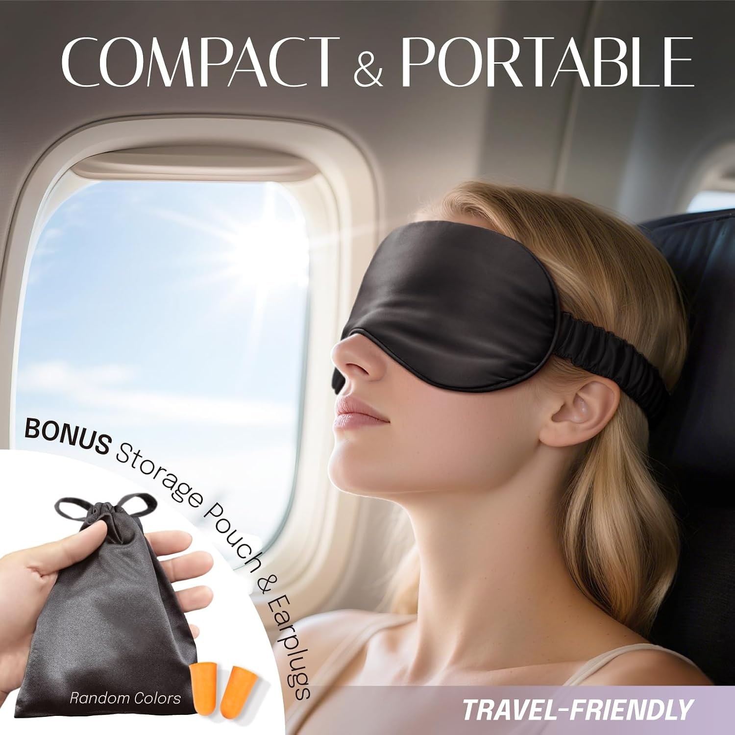 Charcoal 19 Momme Silk Sleep Mask