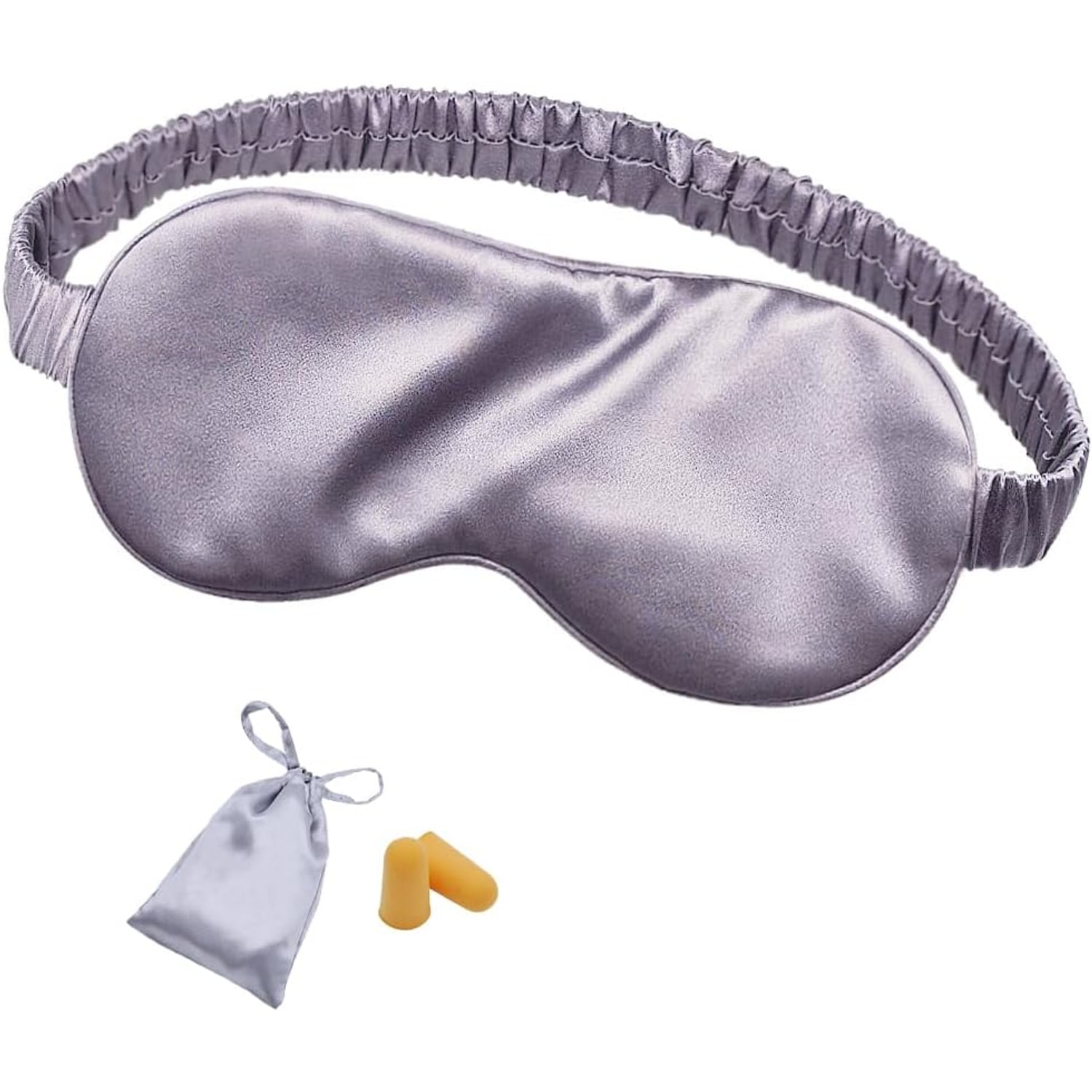 Charcoal 19 Momme Silk Sleep Mask